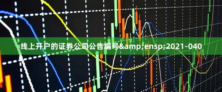 线上开户的证券公司公告编号&ensp;2021-040